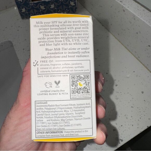 Beekman 1802 Milk Tint SPF 43 Primer Serum- medium- 1fl/oz- 30ml- NIB! - Picture 6 of 13